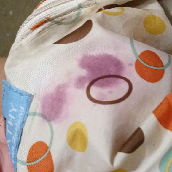 Navy blue purse with snake print - Picture 13 of 14